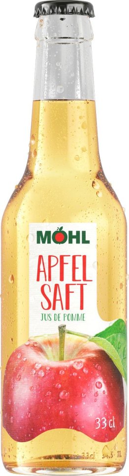 Möhl Apfelsaft hell 33 cl MW 24 x 0.33