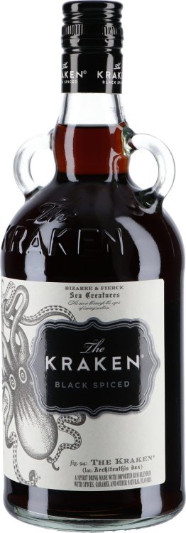 The Kraken Black Spiced Rum 1 x 70 cl