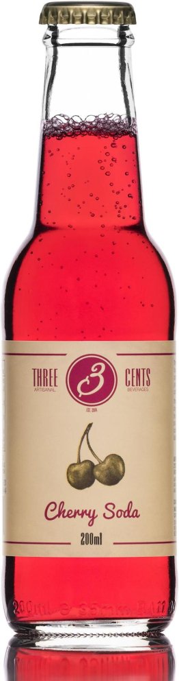 * Three Cents Cherry Soda 20cl 24 x 0.20l Kt.