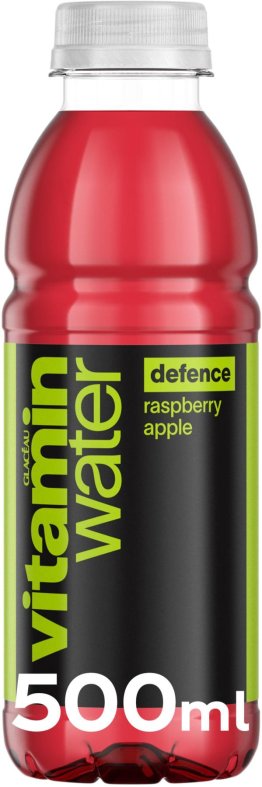 * Vitaminwater defence Raspberry & Apple 12 x 50cl Kt.