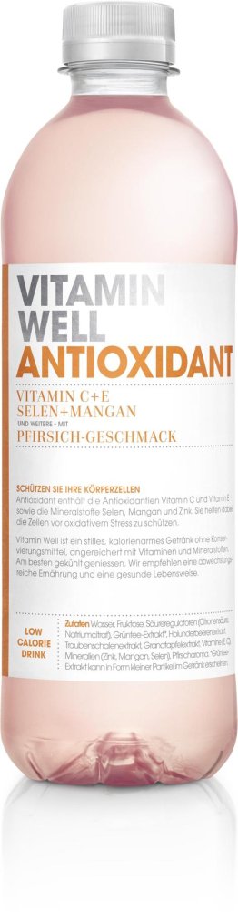 Vitamin Well Antioxidant 5dl PET 12 x 50cl Kt.