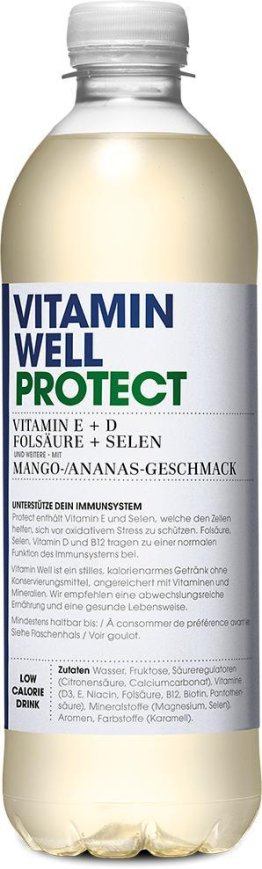 * Vitamin Well Protect 5dl PET 12 x 50cl Kt.