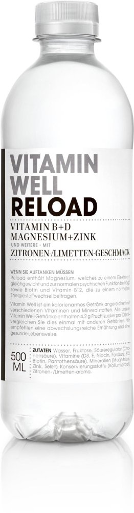 Vitamin Well Reload 5dl PET 12 x 50cl Kt.
