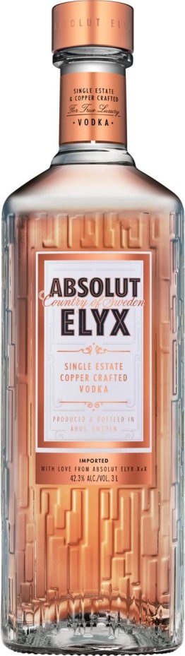 * Absolut Vodka Elyx 300cl 1x 3l t Kt.