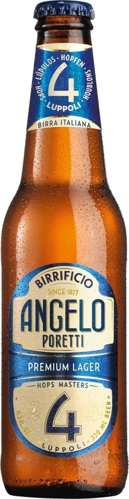 * Angelo Poretti 4 Luppoli 33cl 24 x 0.33l Kt.