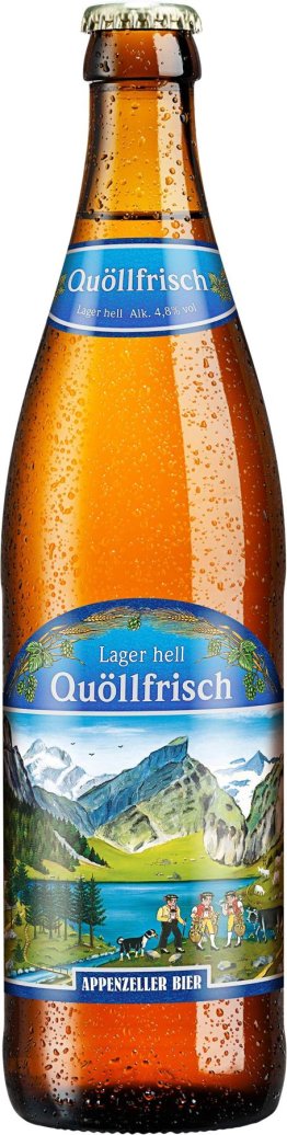 * Appenzeller Quöllfrisch hell 50 cl MW 20 x 0.50l
