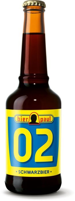 bier paul 02 Schwarzbier naturtrüb MW 20 x 0.33l