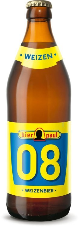 **bier paul 08 hefetrübes Weizenbier 20 x 50 cl