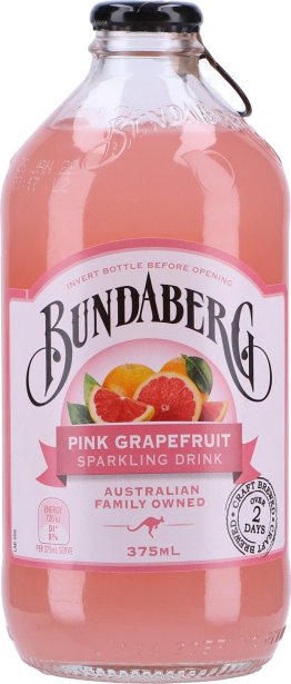 * Bundaberg Pink Grapefruit 37.5cl 12 x 37.5cl. Kt