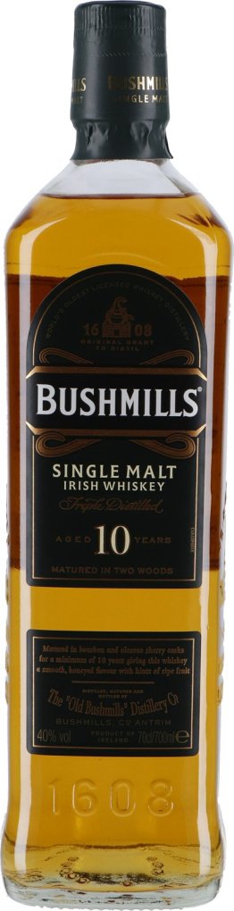 * Bushmills 10years 70cl 1 x 70 cl