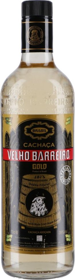 *Cachaça Gold Velho Barreiro 70cl 1 x 70 cl