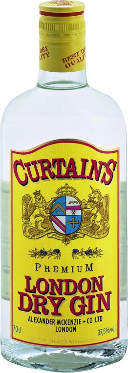 * Curtain's London Dry Gin 70 cl 1 x 70 cl