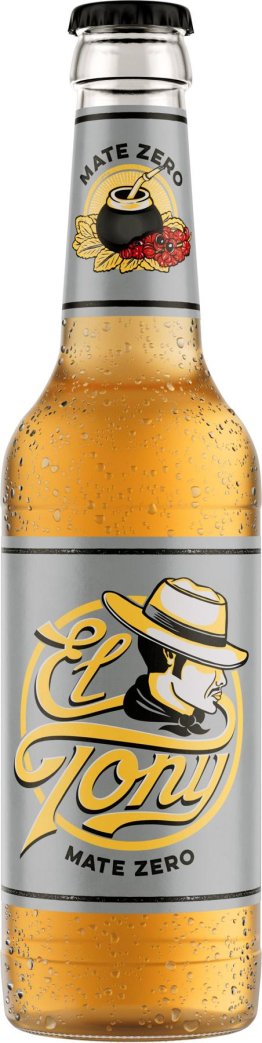 El Tony Mate Zero Harasse 24 x 0.33 l Flasche Glas 24 x 0.33l
