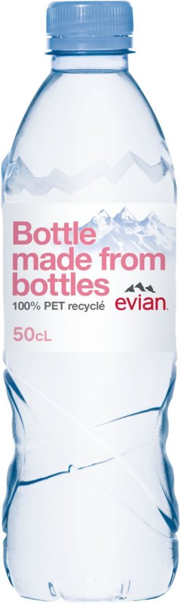 *Evian 5 dl PET 24 x 50 cl Kt.