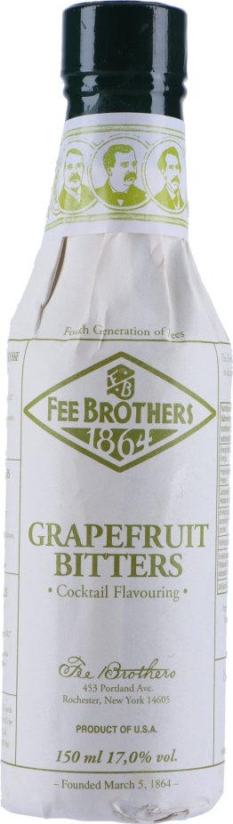 * Fee Brothers Grapefruit Bitter 15cl 1 x 15 cl