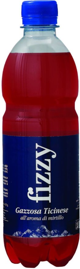 * Gazzosa Fizzy Mirtillo PET Kt. 4 x 6 x 0.50l