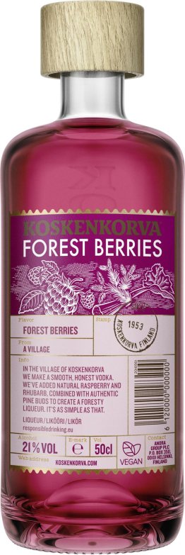 ** Koskenkorva Forrest Berries Likör 50cl 1 x 0.50l