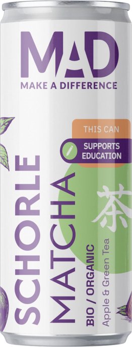 * Mad Schorle Matcha 33 cl DS 24 x 0.33l Kt.