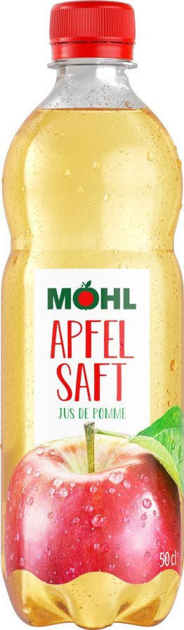 * Möhl Apfelsaft hell 4x6 5 dl PET 4 x 6 x 0.50l kt.