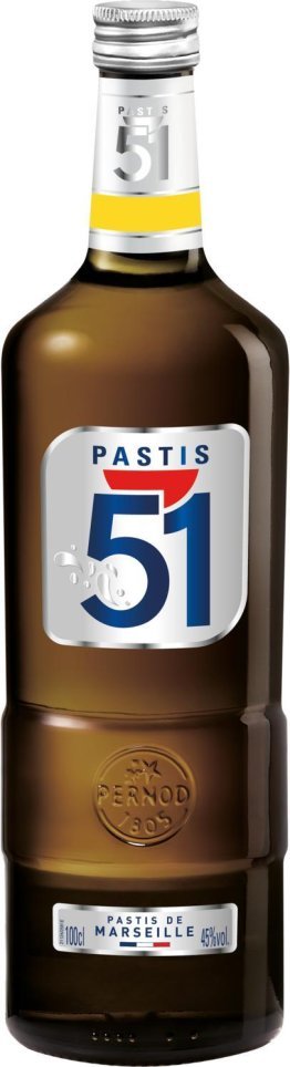 * Pastis 51 100 cl 1 x 1.00l