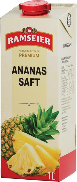 * Ramseier Ananassaft 1 lt Tetra 4 x 1.00l Kt.