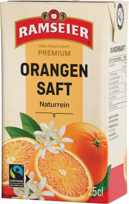 * Ramseier MH Orangensaft 25 cl Tetra 27 x 0.25l Kt.