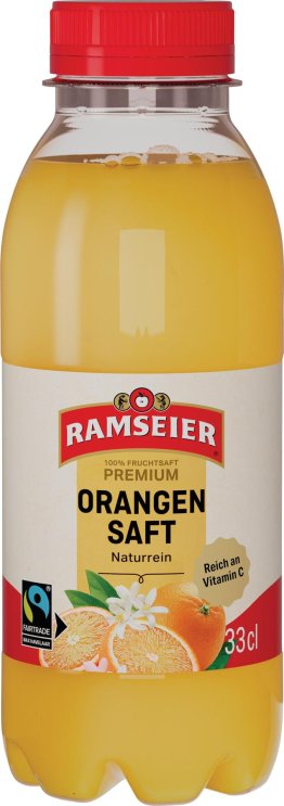 * Ramseier Orangensaft 4x6 33cl Pet 4 x 6 x 0.33l Kt.