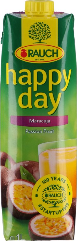 * Rauch happy day Maracuja 100cl 12 x 1lt Kt.