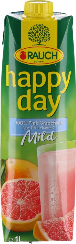 * Rauch happy day Pink Grape100cl 12 x 1lt Kt.