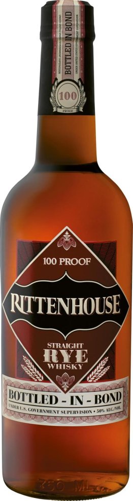 * Rittenhouse Straight RyeWhisky 1 x 70 cl