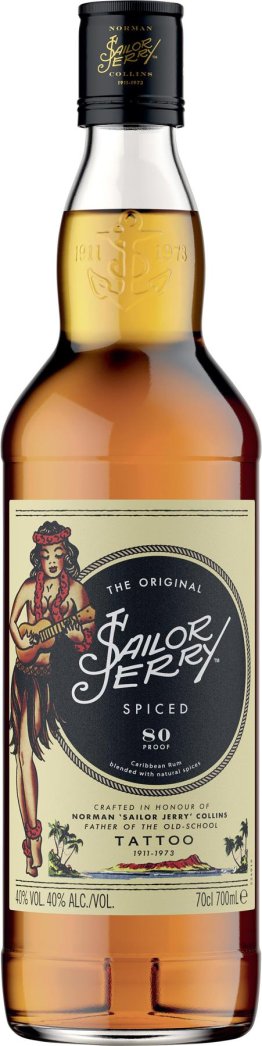 * Sailor Jerry Spiced 70cl 1 x 70 cl