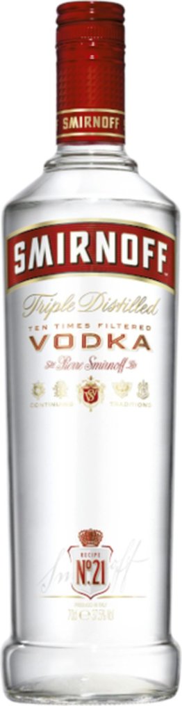 * Smirnoff No.21 Red Vodka 70cl 1 x 0.70l