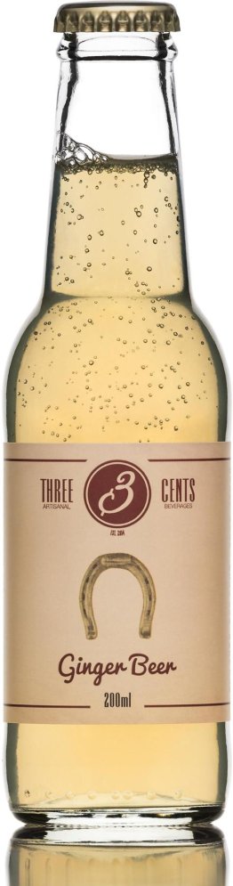 * Three Cents Ginger Beer 20cl 24 x 0.20l Kt.