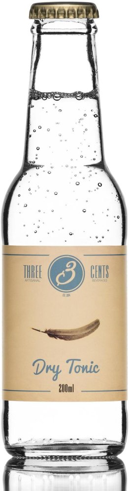 * Three Cents Tonic Water 20cl 24 x 0.20l Kt.