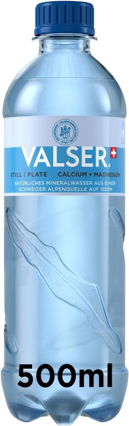 * Valser Calcium + Magnesium 5dl PET 24 x 0.50l Kt.