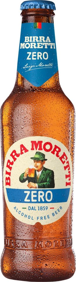 Birra Moretti Zero 0.0% 33 cl EW 6 x 4 x 0.33l Kt.