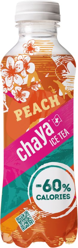 * Chaya Low-Calories Peach 5dl PET 12 x 50cl Kt.