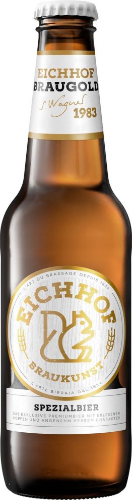 Eichhof Braugold 33 cl MW 24 x 0.33l