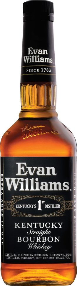 Evan Williams Black Label 70cl 1 x 75 cl