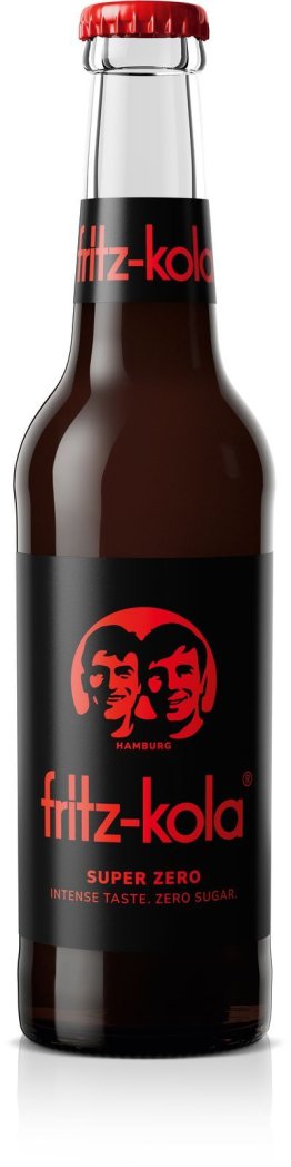 Fritz-Kola ohne Zucker Superzero 33 cl MW 24 x 0.33l