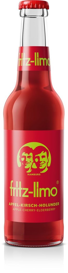 Fritz-Limo Apfel-Kirsch-Holunder 33cl MW 24 x 0.33l