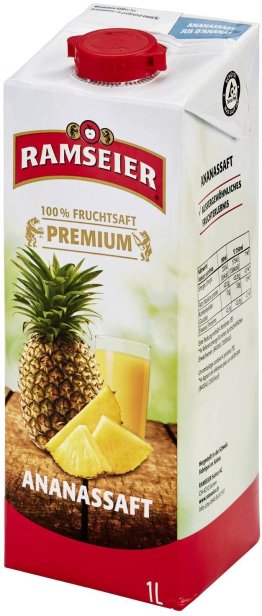 Ramseier Ananassaft 1 lt Tetra 4 x 1.00l Kt.