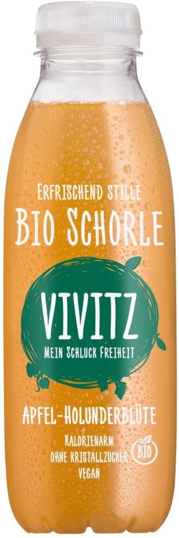 VIVITZ Schorle Apfel Holunderblüte Bio 4 x 6 x 0.50l Kt.