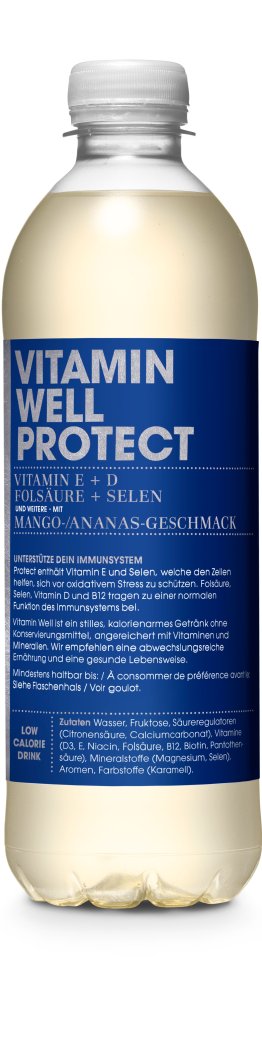 * Vitamin Well Protect 5dl PET 12 x 50cl Kt.