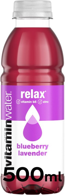 Vitaminwater Relax Blueberry & Lavender 12 x 50cl Kt.