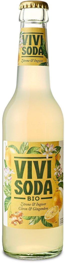 Vivi Soda Bio Zitrone & Ingwer MW 24 x 0.33l
