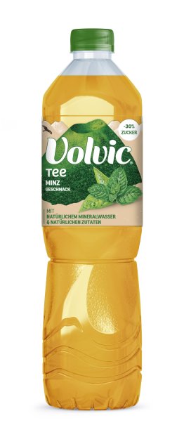 ** Volvic Grüntee Minze 1.5lt PET 6 x 1.5lt Kt.