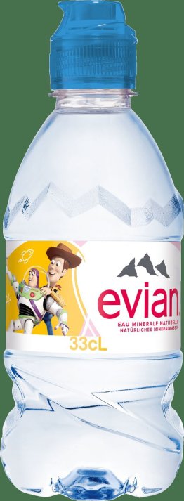 * Evian 33cl PET Sport 12 x 0.33l Kt.