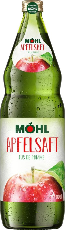 Möhl Apfelsaft hell 1 lt MW 12 x 1.00l
