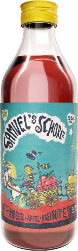 Samuel's Schorle Himbeere Apfel Hagebutte Bio MW 20 x 0.33l